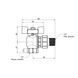 Кран кульовий Icma FAR. ROSSA 1/2" кутовий №361 SD00042357 фото 2