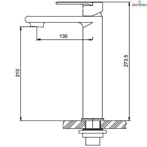 Змішувач для умивальника GAPPO G1099-22 1034235 фото