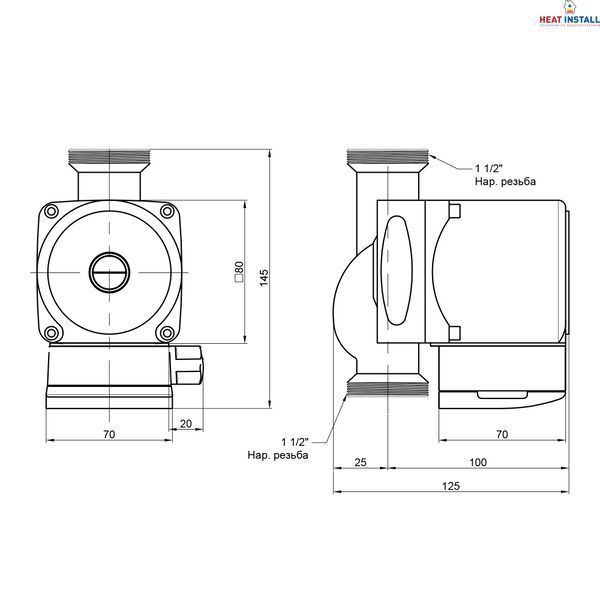 Насос Grundfos Icma 25/60 №P321 SD00006570 фото