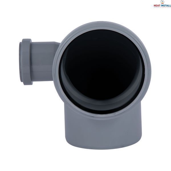 Коліно каналізаційне з відводом TA Sewage 50х110х110, 90&deg; (в ліво) SD00005124 фото