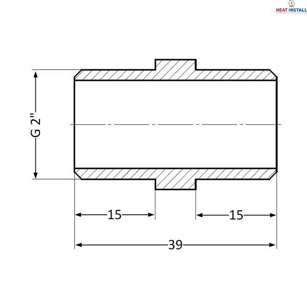 Ніпель Thermo Alliance Standart 2" ЗР SD4075050 SD00047818 фото