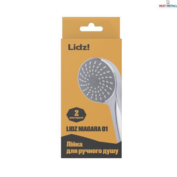 Лійка для ручного душу Лейки Lidz Niagara 01 98 мм округла LDNIA01CRM22034 Chrome SD00028131 фото