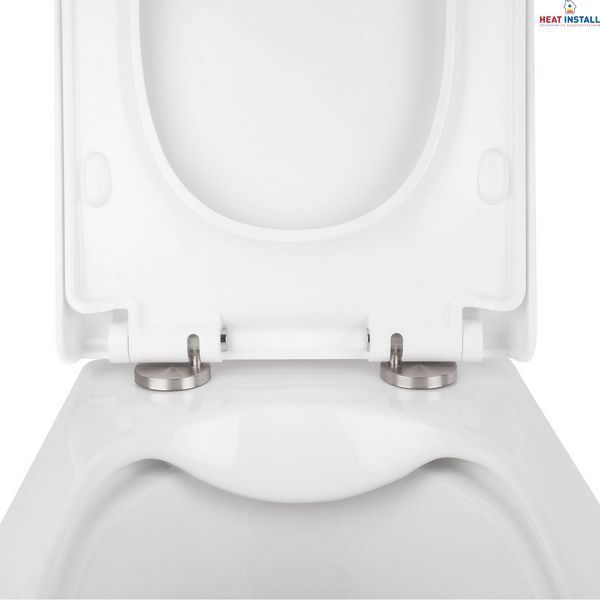 Готове рішення Qtap для ванної кімнати: підвісний унітаз Tern Rimless 490x340x350 + комплект інсталяції Nest 4 в 1 (лінійна клавіша White) SD00043020 фото