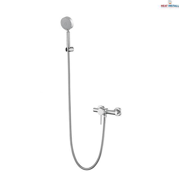 Змішувач для душу Lidz Aria 010 (з душовим гарнітуром) (k35) LDARI010NKS43361 Nickel SD00049484 фото