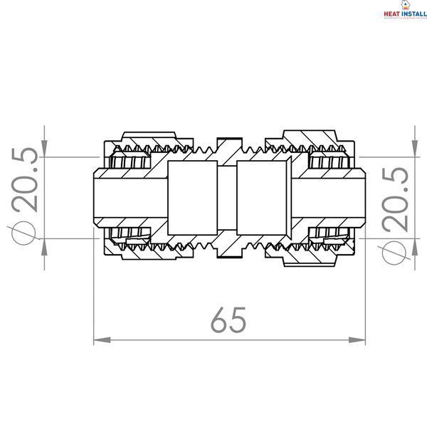Муфта обтискна Thermo Alliance Forte 20 SF170W2020 SD00031070 фото
