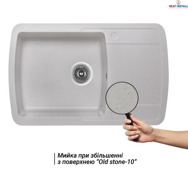 Кухонна мийка Lidz 770х490/200 STO-10 (LIDZSTO10770490200) SD00044525 фото