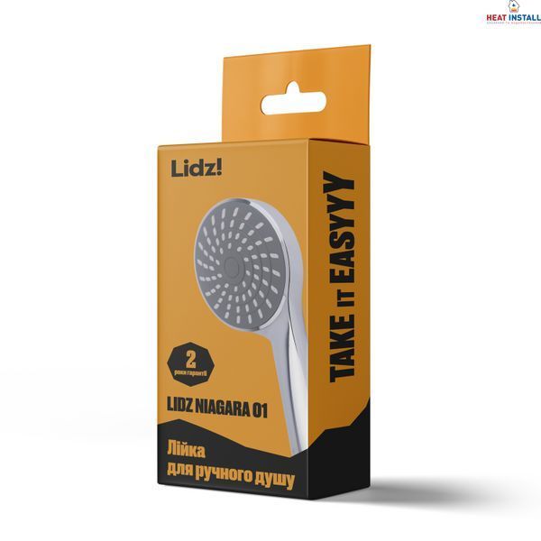 Лійка для ручного душу Лейки Lidz Niagara 01 98 мм округла LDNIA01CRM22034 Chrome SD00028131 фото