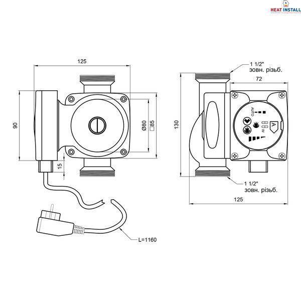 Насос циркуляційний Thermo Alliance LPSA 25/60/130 SD00047139 фото