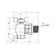 Кран кульовий Icma FAR. ROSSA 3/4" кутовий №361 SD00042358 фото 2