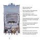 Колонка газова димохідна Thermo Alliance JSD20-10GA 10 л панель скляна з малюнком море SD00031248 фото 4