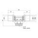 Трійник прес Icma 20х3/4"х20 ЗР №407 SD00009351 фото 1