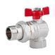 Кран кульовий Icma FAR. ROSSA 3/4" кутовий №361 SD00042358 фото 1