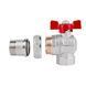 Кран кульовий Icma FAR. ROSSA 3/4" кутовий №361 SD00042358 фото 4