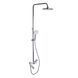 Душова система універсальна Qtap Jay на три споживача (з виливом) QTJAY111CRW45555 Chrome/White SD00051679 фото 1