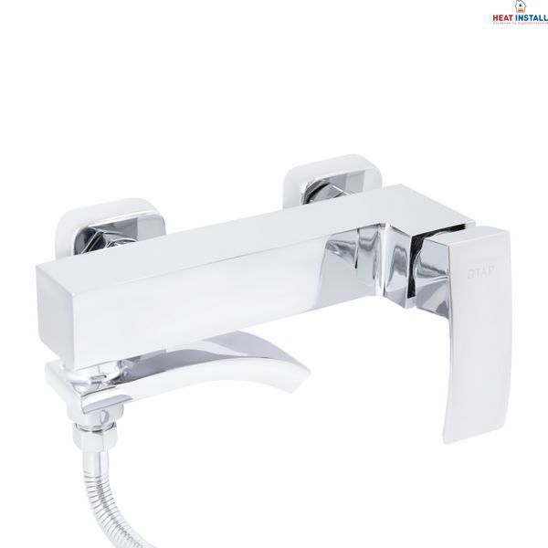 Змішувач для ванни Qtap Swan Cascada з поворотним виливом (з душовим гарнітуром) QTSWA260CRM45565 Chrome SD00051689 фото