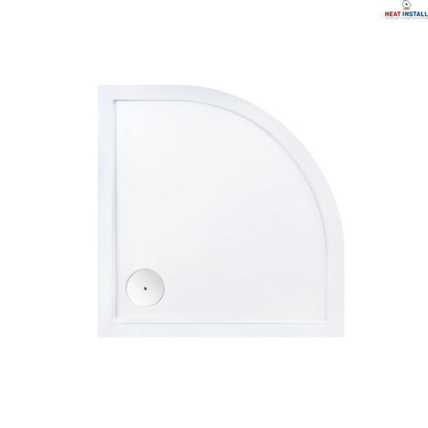 Душовий піддон Qtap Robin 308812C 80x80x12 см + сифон SD00046984 фото