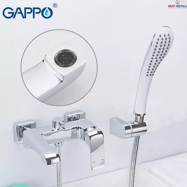 Змішувач для ванни GAPPO G3250-8, хром 1034038 фото