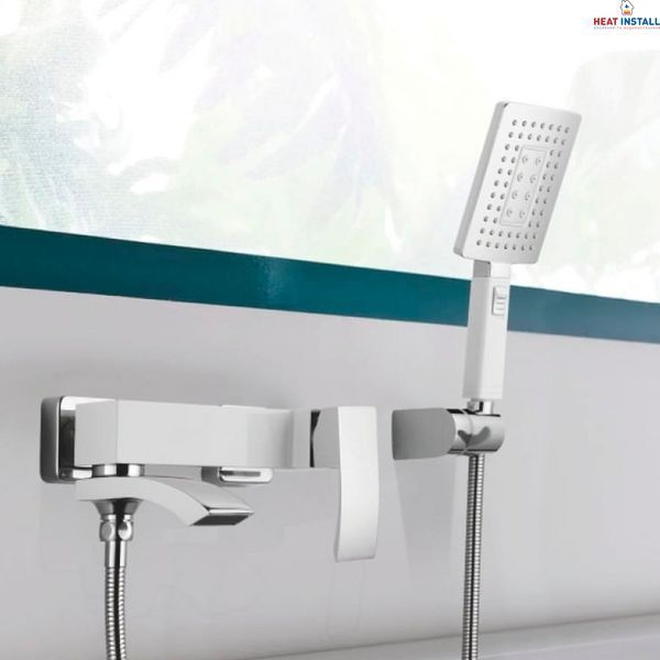 Змішувач для ванни Qtap Swan Cascada з поворотним виливом (з душовим гарнітуром) QTSWA260CRM45565 Chrome SD00051689 фото