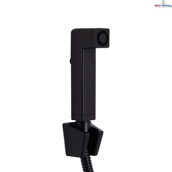 Змішувач для раковини Qtap Gemini (з гігієнічним душем) QTGEM272BLM45690 Black Matt SD00051814 фото