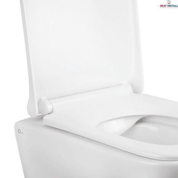 Готове рішення Qtap для ванної кімнати: підвісний унітаз Tern Rimless 490x340x350 + комплект інсталяції Nest 4 в 1 (кругла клавіша Satin) SD00043021 фото