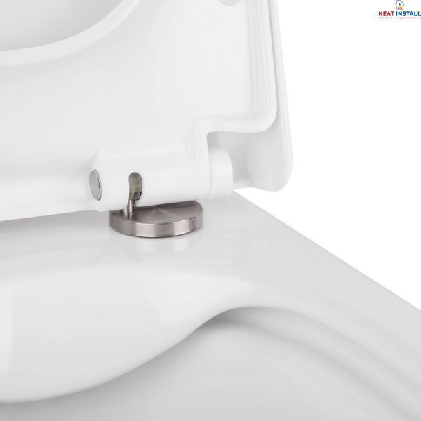 Готове рішення Qtap для ванної кімнати: підвісний унітаз Tern Rimless 490x340x350 + комплект інсталяції Nest 4 в 1 (кругла клавіша Satin) SD00043021 фото