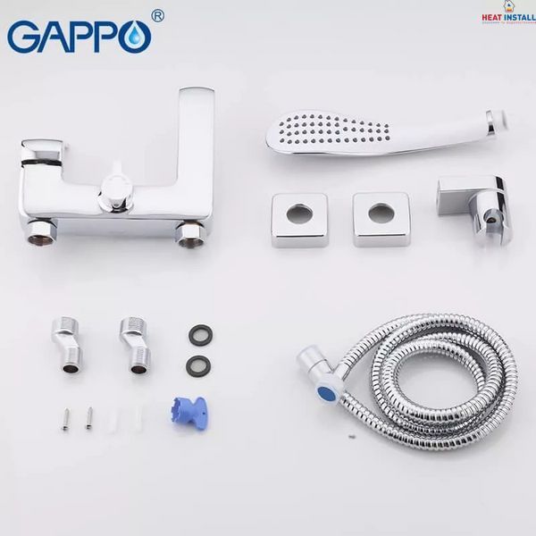 Змішувач для ванни GAPPO G3250-8, хром 1034038 фото