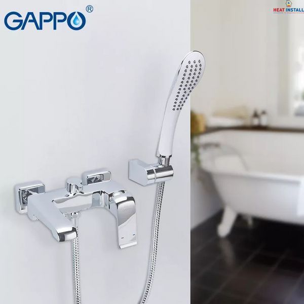 Змішувач для ванни GAPPO G3250-8, хром 1034038 фото