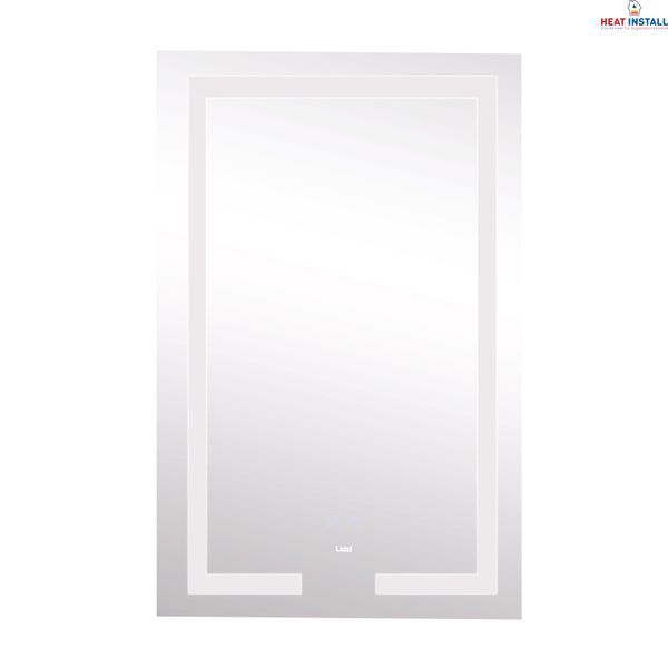 Дзеркало Lidz Kubis 500х800 з LED-підсвічуванням Touch, з антизапотіванням, з димером, рег. яскравості LD78LF9365080 SD00052334 фото