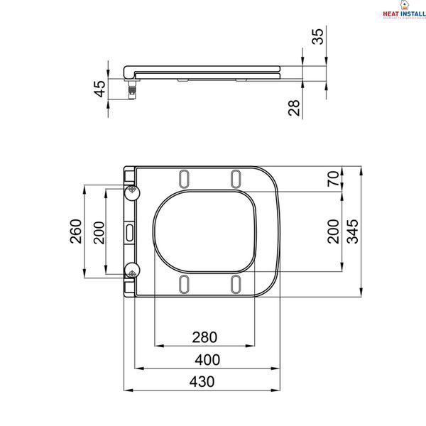 Сидіння для унітаза Qtap (Aries) з мікроліфтом Slim QT99HXU15W SD00046074 фото