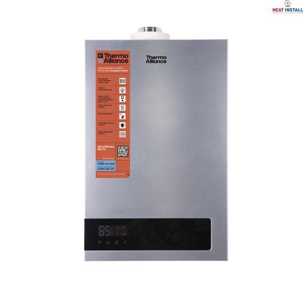 Колонка газова димохідна Thermo Alliance JSG20-10ETP18 10 л Silver SD00031251 фото