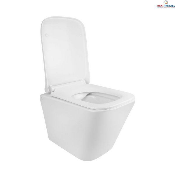 Готове рішення Qtap для ванної кімнати: підвісний унітаз Tern Rimless 490x340x350 + комплект інсталяції Nest 4 в 1 (кругла клавіша Satin) SD00043021 фото