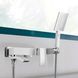 Змішувач для ванни Qtap Swan Cascada з поворотним виливом (з душовим гарнітуром) QTSWA260CRM45565 Chrome SD00051689 фото 5