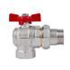 Кран кульовий Icma FAR. ROSSA 1" кутовий №361 SD00042359 фото 3