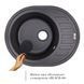 Кухонна мийка Lidz 620x500/200 BLA-03 (LIDZBLA03620500200) SD00039771 фото 2