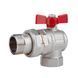 Кран кульовий Icma FAR. ROSSA 1" кутовий №361 SD00042359 фото 1