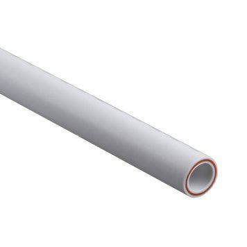 Труба Kalde PPR Fiber PIPE d 25 mm PN 20 зі скловолокном(біла) 000017784 фото