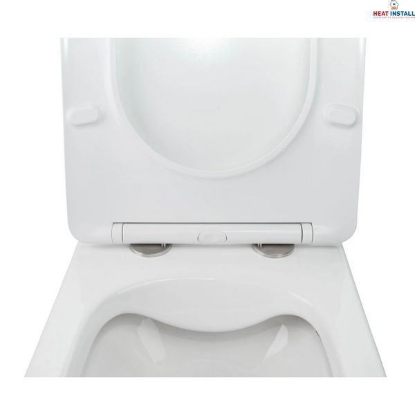 Готове рішення Qtap для ванної кімнати: підвісний унітаз Tern Rimless 490x340x350 + комплект інсталяції Nest 4 в 1 (кругла клавіша Chrome) SD00043022 фото