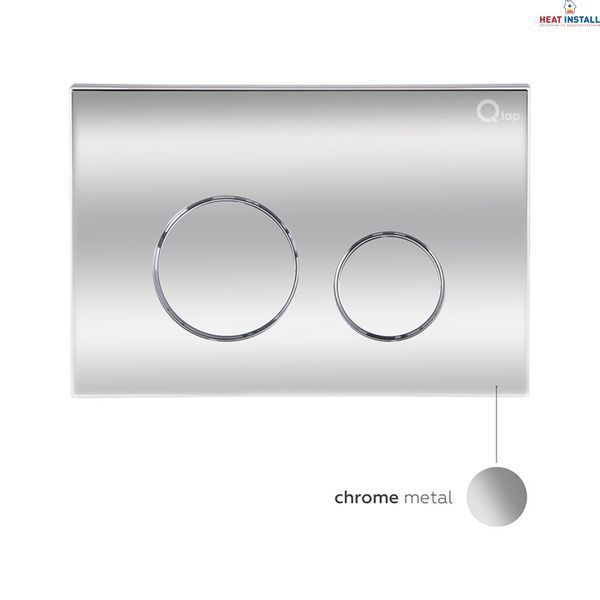 Готове рішення Qtap для ванної кімнати: підвісний унітаз Tern Rimless 490x340x350 + комплект інсталяції Nest 4 в 1 (кругла клавіша Chrome) SD00043022 фото