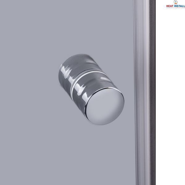 Душова кабіна Lidz Latwa SC90x90.SAT.HIGH.GR, скло тоноване 4 мм без піддона SD00047613 фото