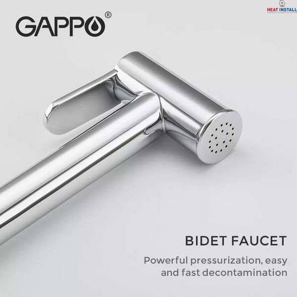 Гігієнічний душ GAPPO G7290 з термостатом та гачком, хром 1042580 фото