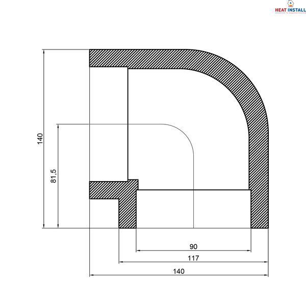 Кутик PPR Thermo Alliance 90, 90&deg; SD00029414 фото