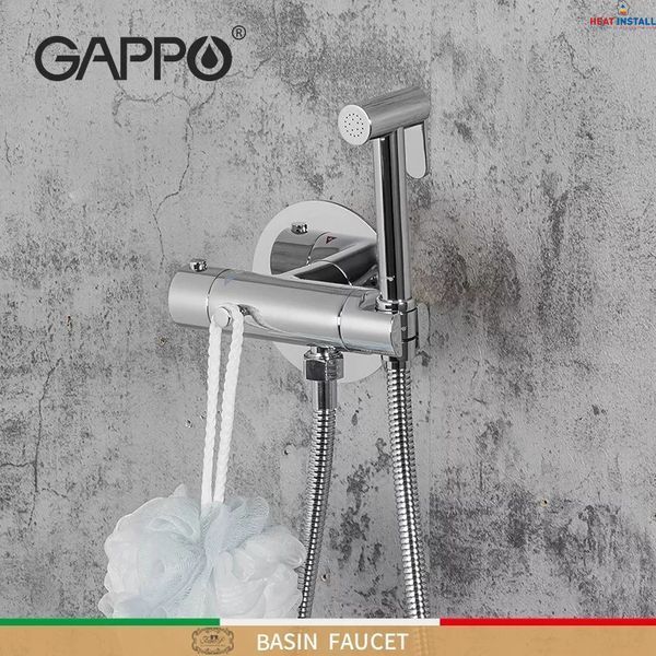 Гігієнічний душ GAPPO G7290 з термостатом та гачком, хром 1042580 фото