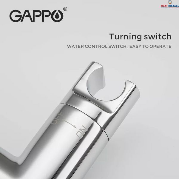 Гігієнічний душ GAPPO G7290 з термостатом та гачком, хром 1042580 фото