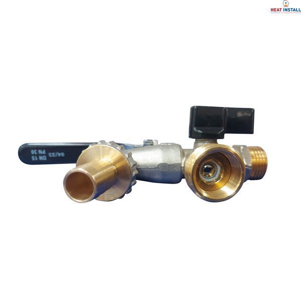 Кран поливальний Thermo Alliance Standart 1/2" ЗР 2 виходи SD141W15 SD00050764 фото