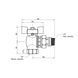 Кран кульовий Icma FAR. ROSSA 1/2" кутовий №362 SD00042360 фото 2