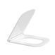 Сидіння для унітазу Qtap (Gemini 490) 428x344x37,5 мм, White, з мікроліфтом, Slim Duroplast, Quick Release QTSC179W49385 SD00055509 фото 1