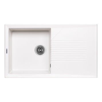 Кухонна мийка Lidz 860х500/240 WHI-01 (LIDZWHI01860500240) SD00044530 фото