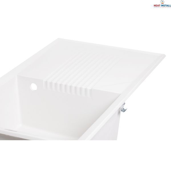 Кухонна мийка Lidz 860х500/240 WHI-01 (LIDZWHI01860500240) SD00044530 фото
