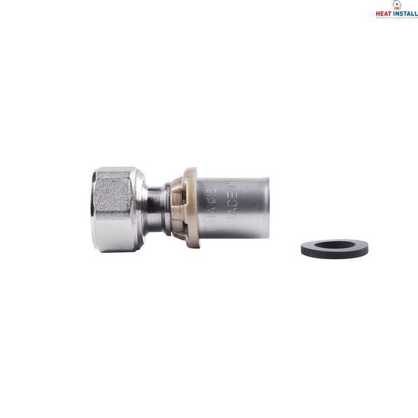 Перехідник прес Icma 16х1/2" ВР з накидною гайкою без конуса №416 SD00007071 фото