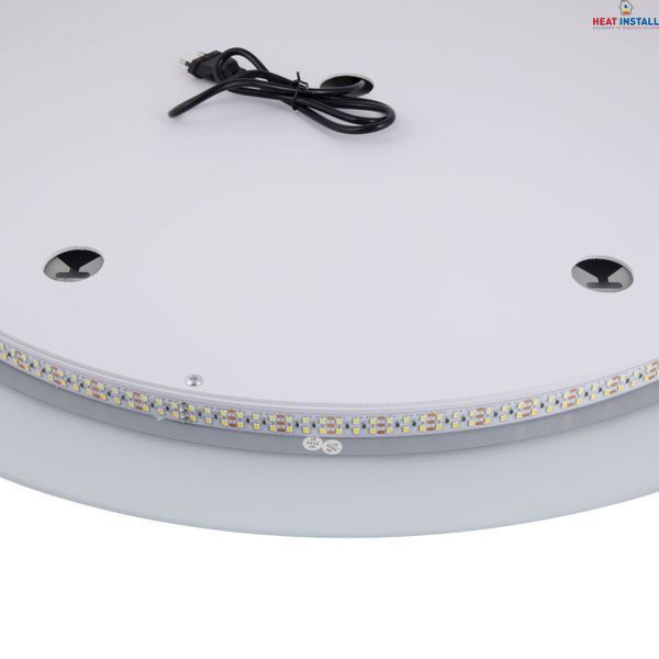 Дзеркало Qtap Taurus R800 з LED-підсвічуванням Touch, з антизапотіванням, з димером, рег. темп. кольору (3000-6500K) QT2478R807 SD00052315 фото
